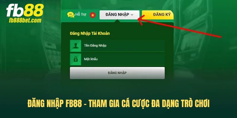 Đăng nhập FB88 - Tham gia cá cược đa dạng trò chơi
